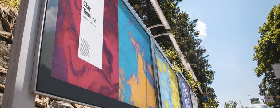 Carteles de gran formato Publicidad exterior: vallas publicitarias