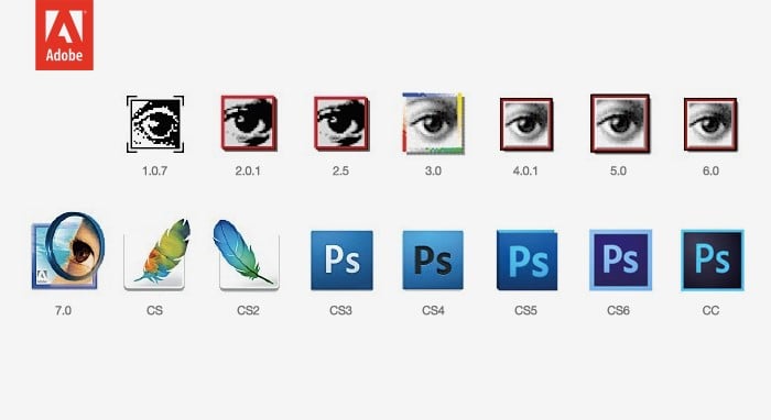 L’evoluzione di Photoshop dal 1990 ad oggi