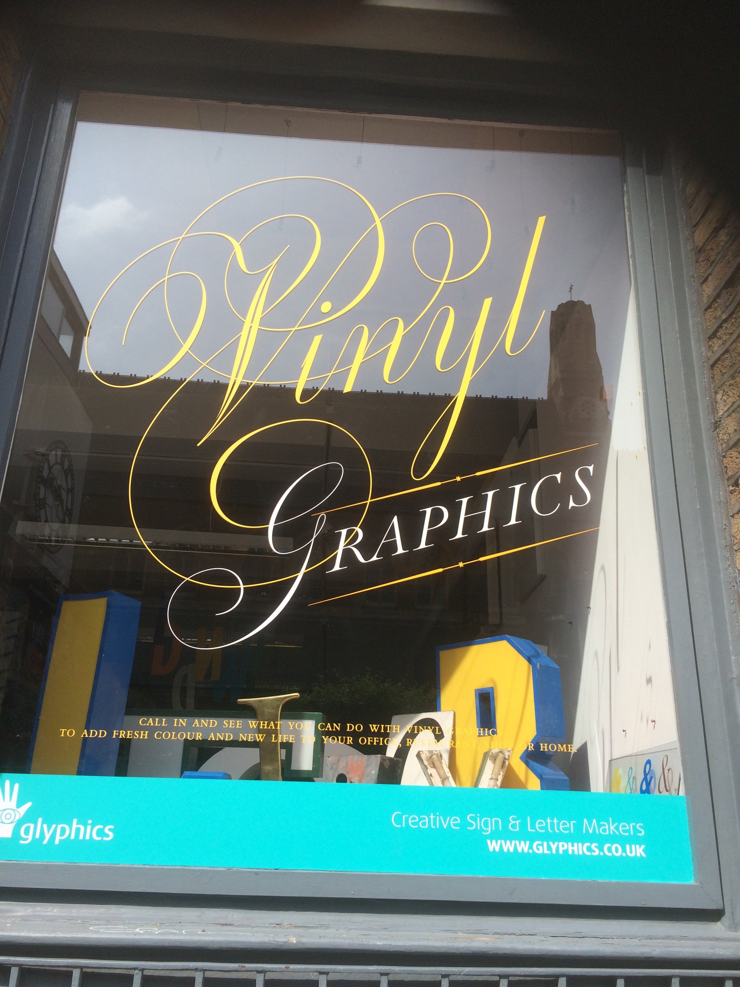 Another example of some beautiful window lettering