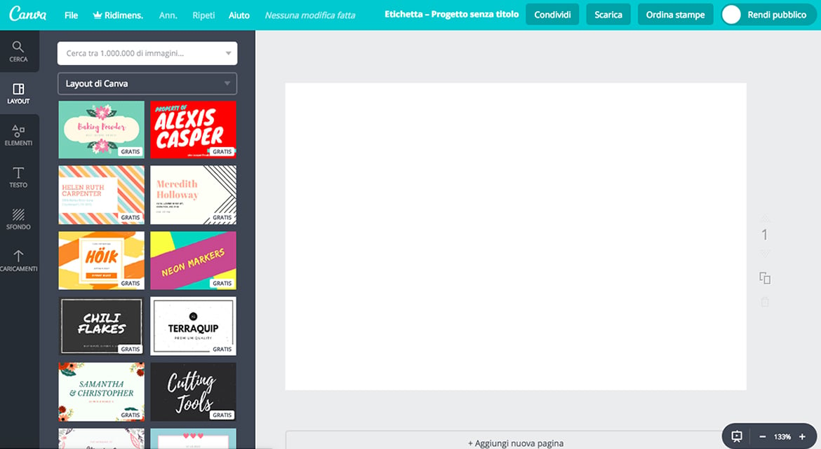 Criar autocolantes online com o Canva