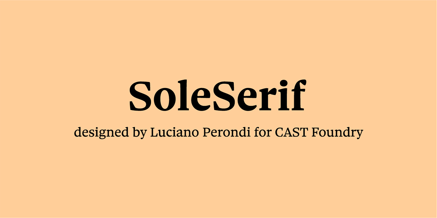 Sole Serif