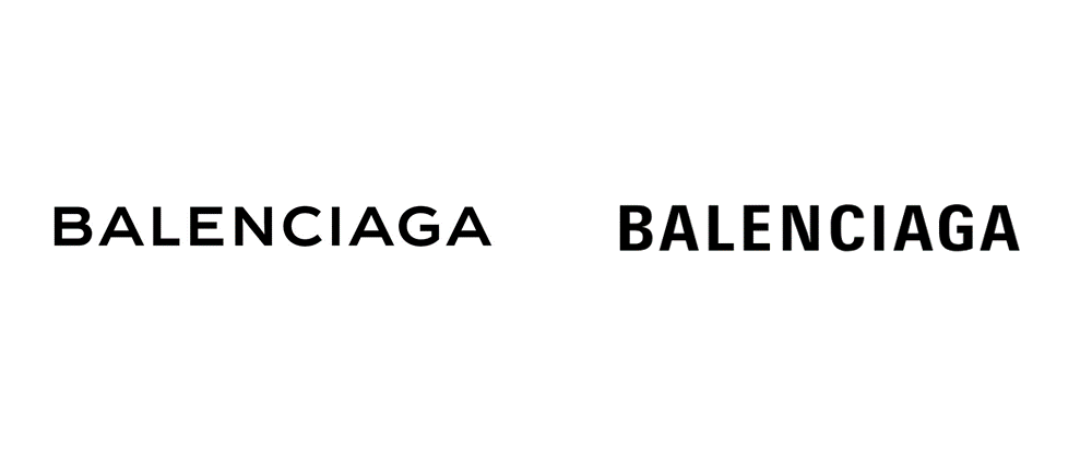 balenciaga logo change