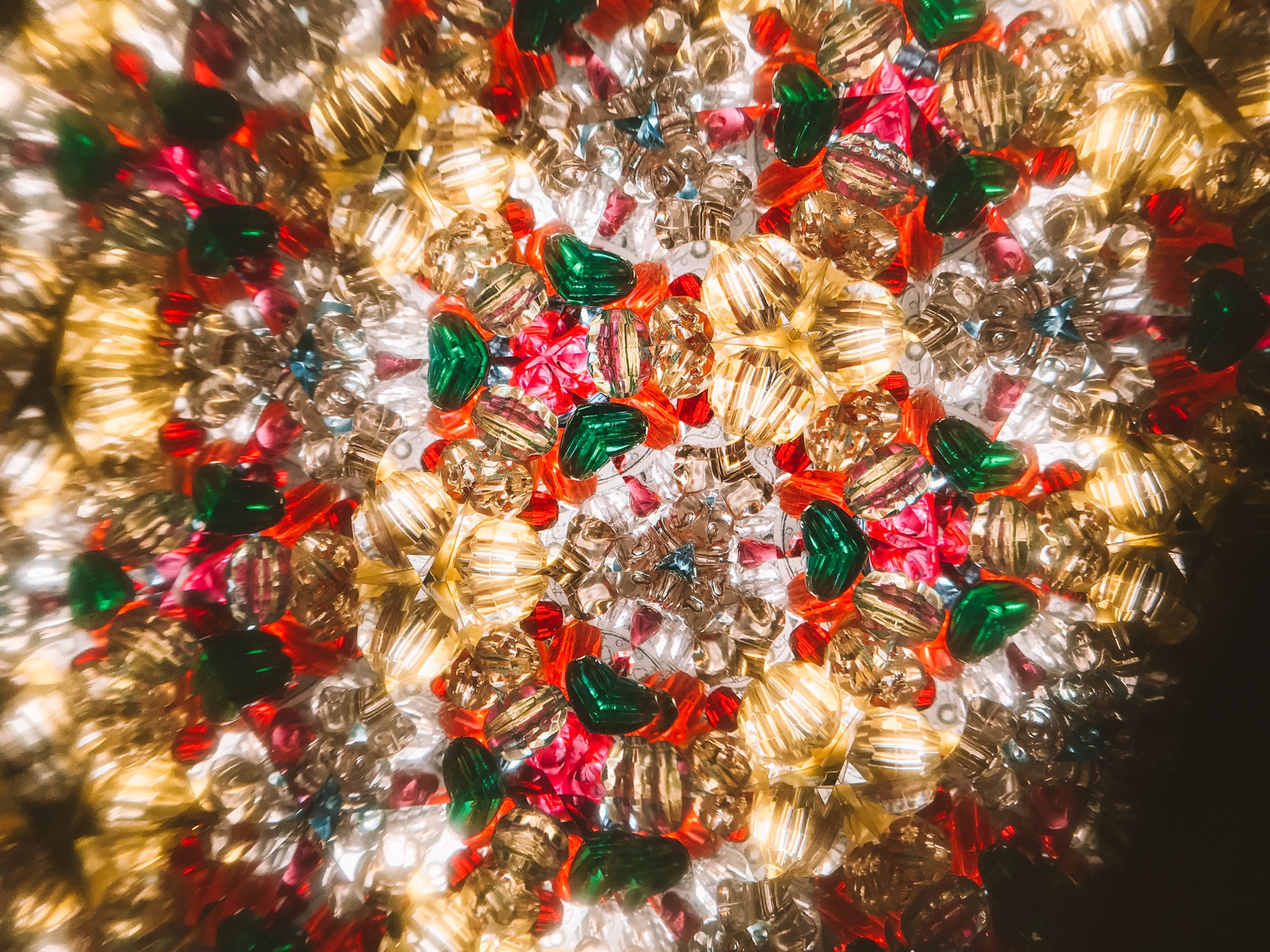 I colori del Natale Versieringen in de kleuren van Kerstmis'.