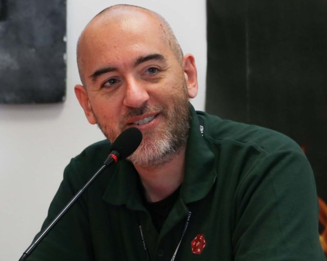 El autor Mauro Longo en Etnacomics 2019 El autor Mauro Longo en Etnacomics 2019