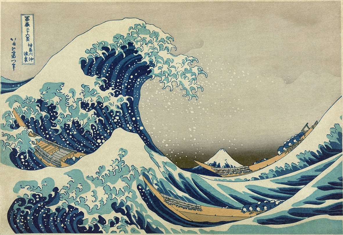 Katsushika Hokusai, A Grande Onda de Kanagawa, 1830-1831.