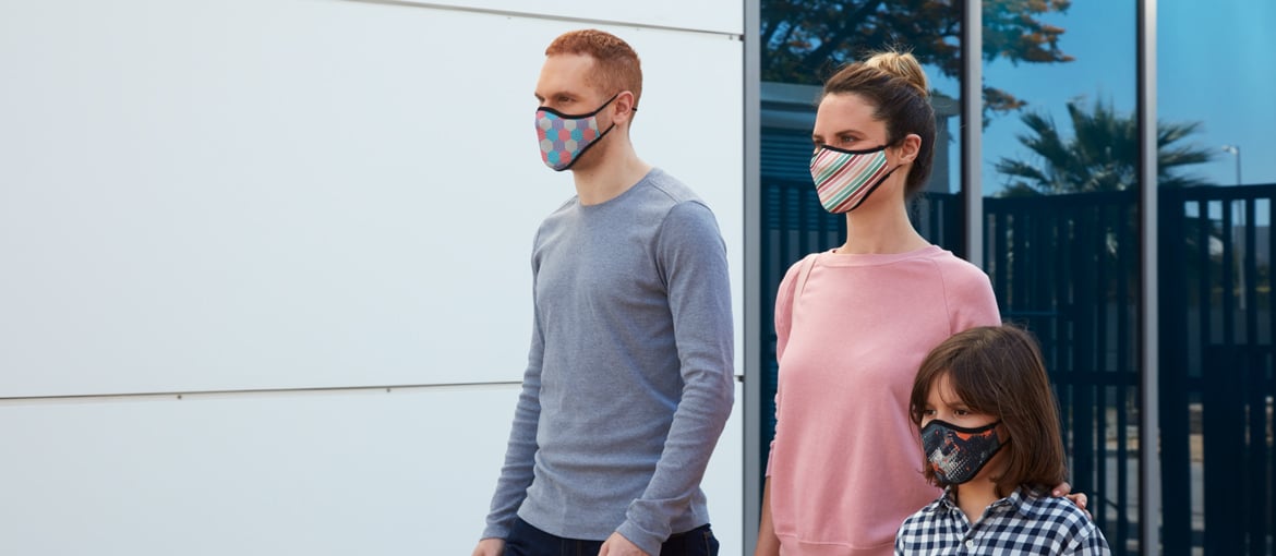 masques filtrants réutilisables trumask® pro : lavables et décorés