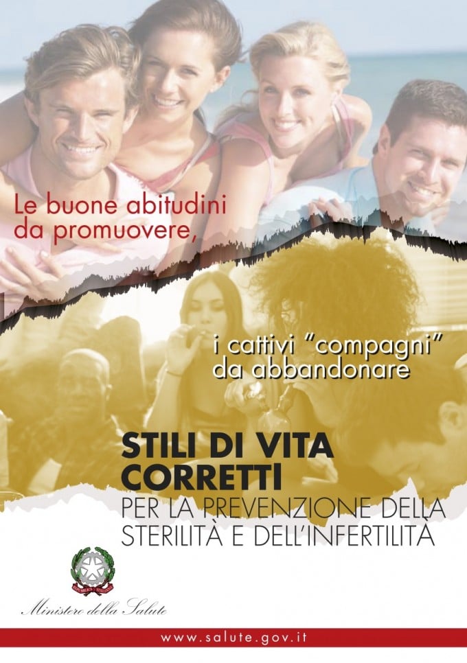 Copertina opuscolo Fertility Day