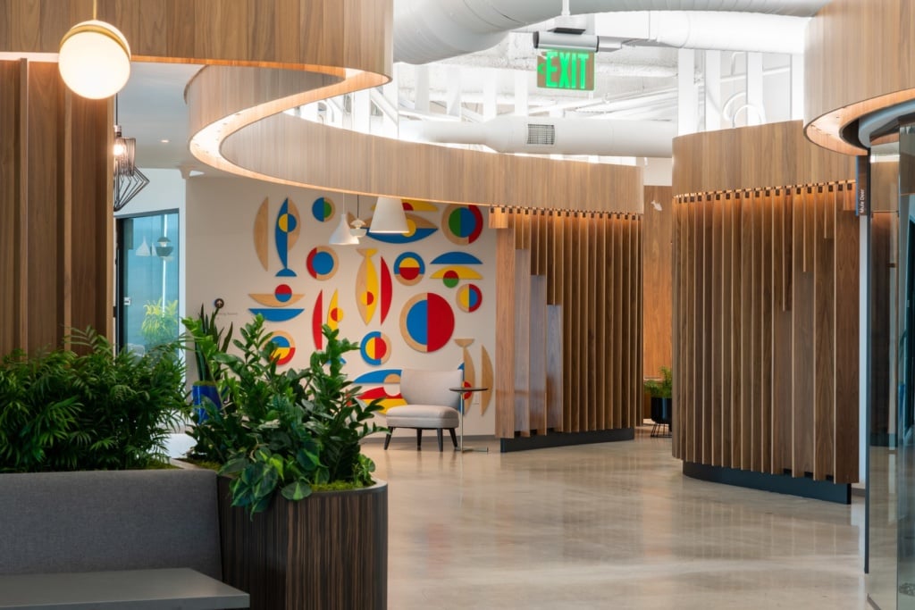 The interior of Google Pacific Shore in Redwood City, California. Source.