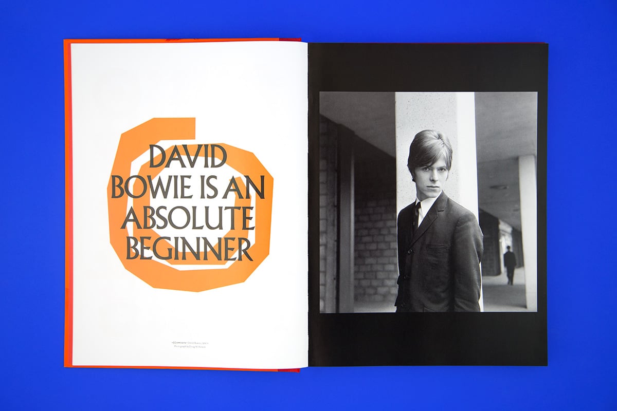 Un extrait du catalogue de l'exposition "David Bowie Is"