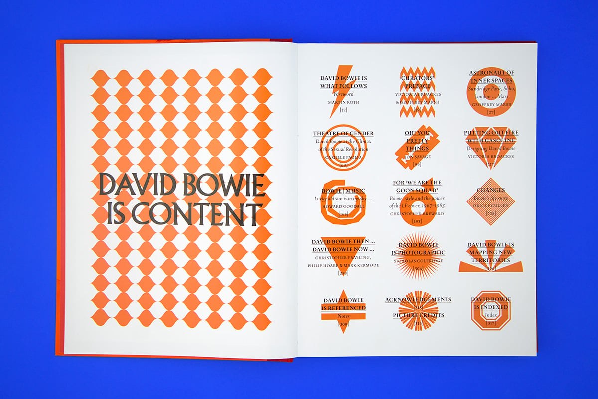 Un extrait du catalogue de l'exposition "David Bowie Is"