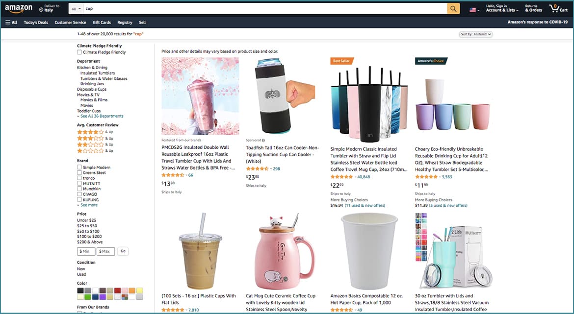 Grazie al Marketplace di Amazon si evita di creare siti e ci si concentra su spedizioni e vendite.