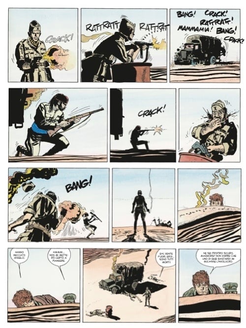 A page from “The Scorpions of the Desert”. Copyright: CONG SA A page from “The Scorpions of the Desert”. Copyright: CONG SA