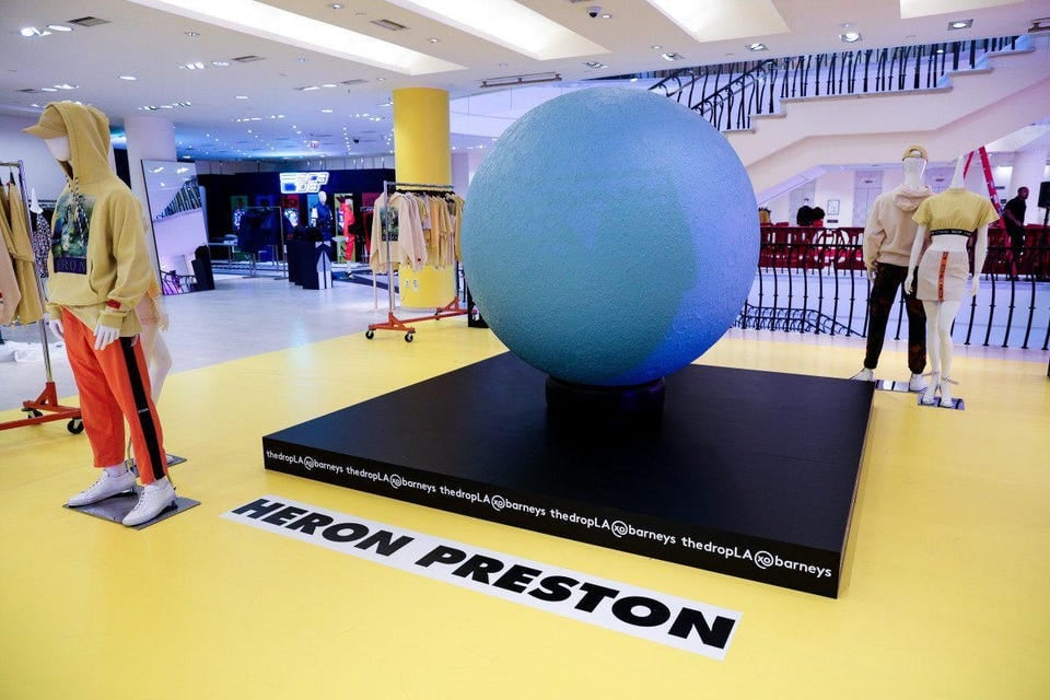 “El espacio organizado por Heron Preston”