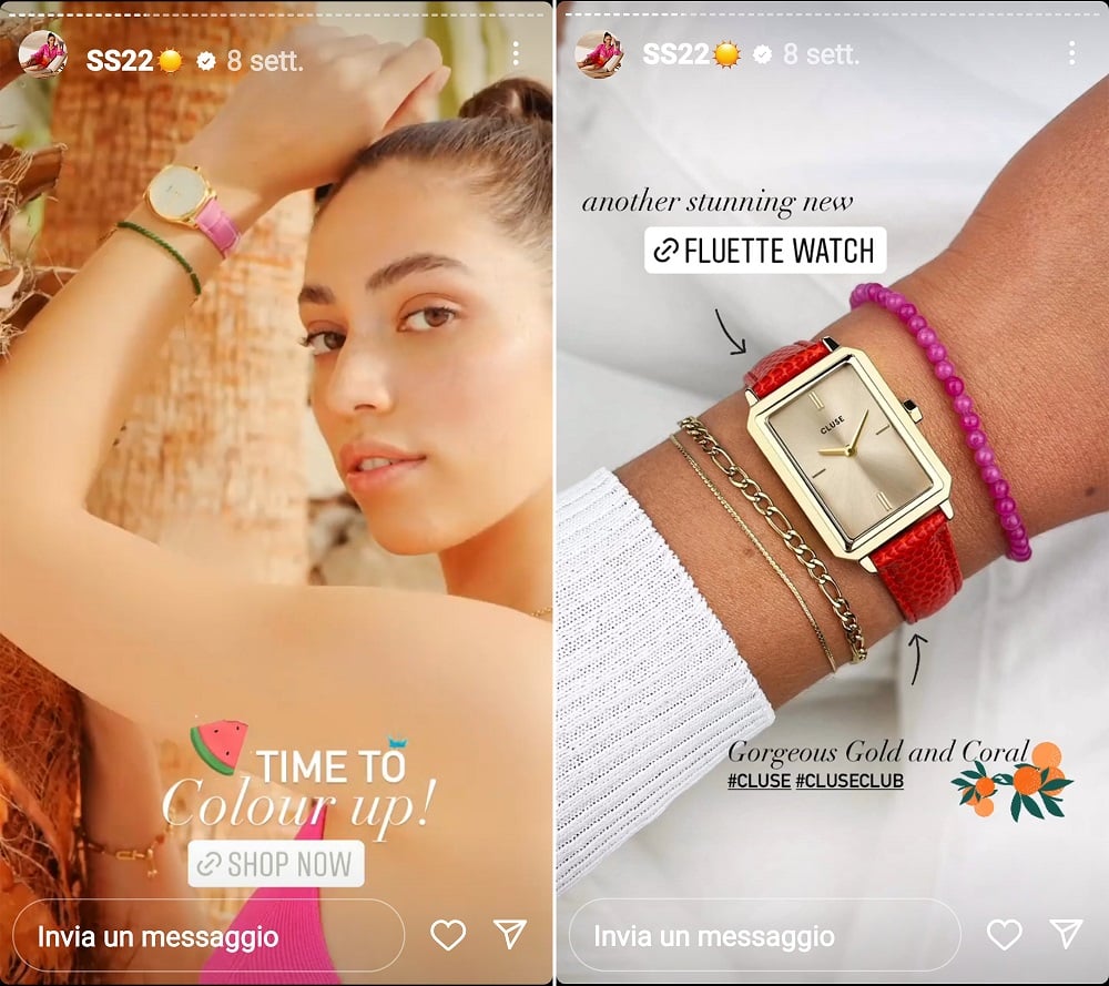 Los relojes de Cluse se fabrican en un pequeño taller de Ámsterdam. Gracias a lo bien que hacen las historias, la marca tiene más de 800 000 seguidores en Instagram.