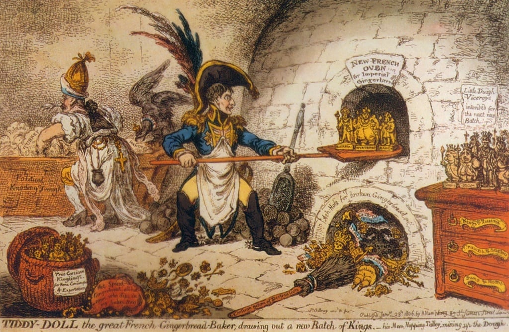 Una caricatura di James Gillray.