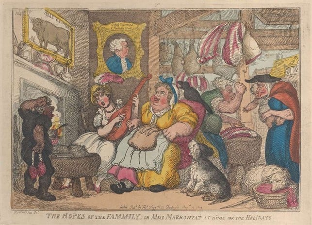 Caricatura di Thomas Rowlandson