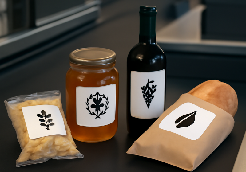 Etichette per alimenti: guida completa alla stampa e design