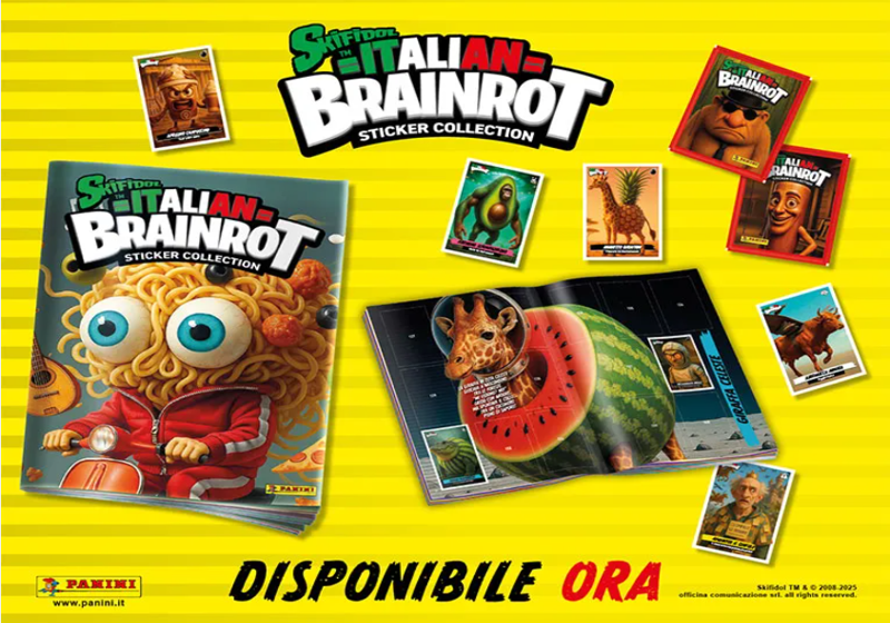 L’Italian Brainrot incontra le figurine Panini: intervista al team marketing Collectibles Panini