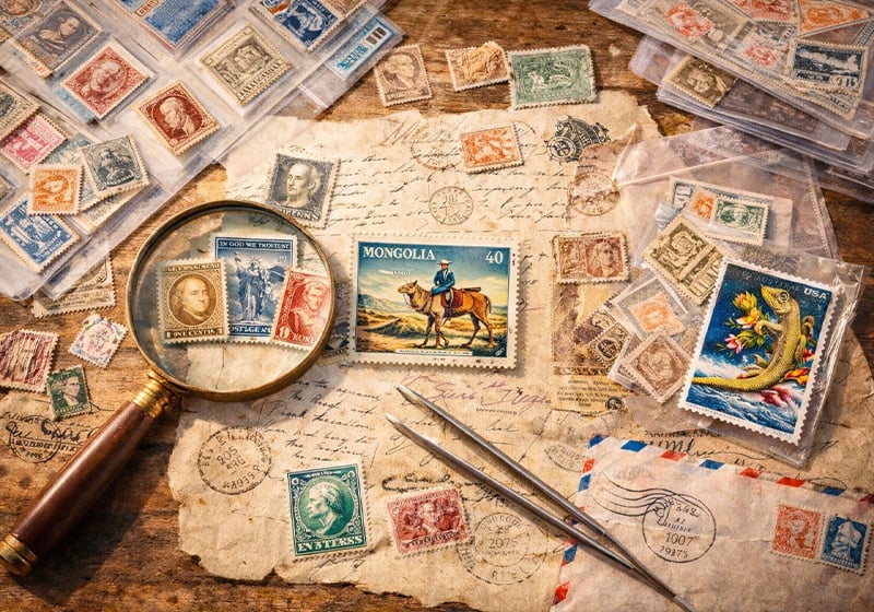 La storia dei francobolli