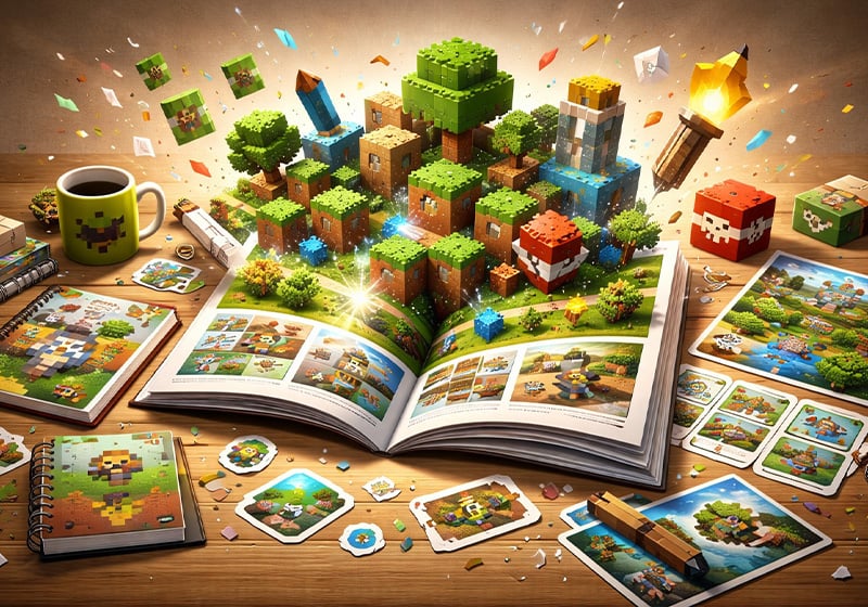 Tutta la carta attorno a Minecraft!