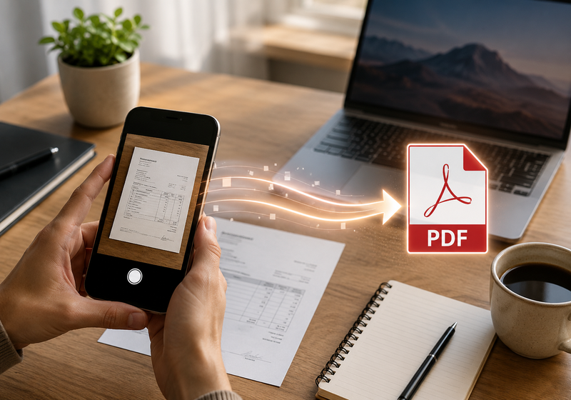 Come trasformare una foto in PDF: guida completa per PC, smartphone e online