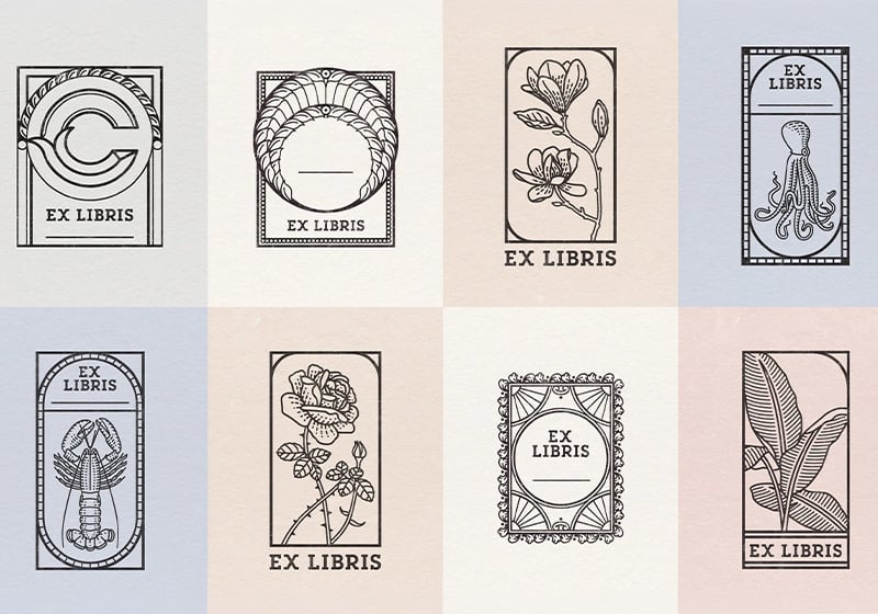 Gli ex libris di Clara De Lorenzi: intreccio di suggestioni retrò e modernità