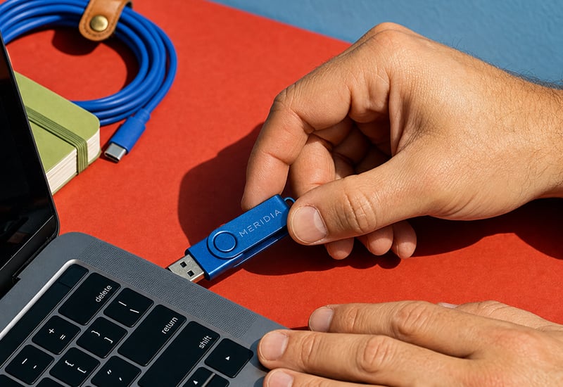 Chiavette USB personalizzate: la guida per sceglierle (e farle funzionare davvero come strumento di marketing)